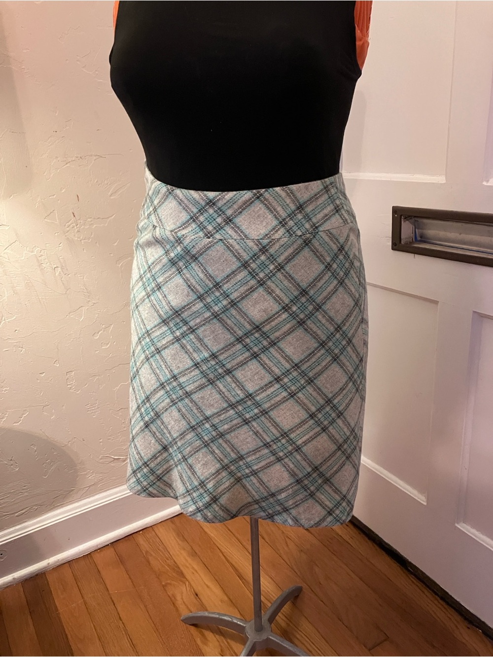Talbots Wool Plaid Skirt